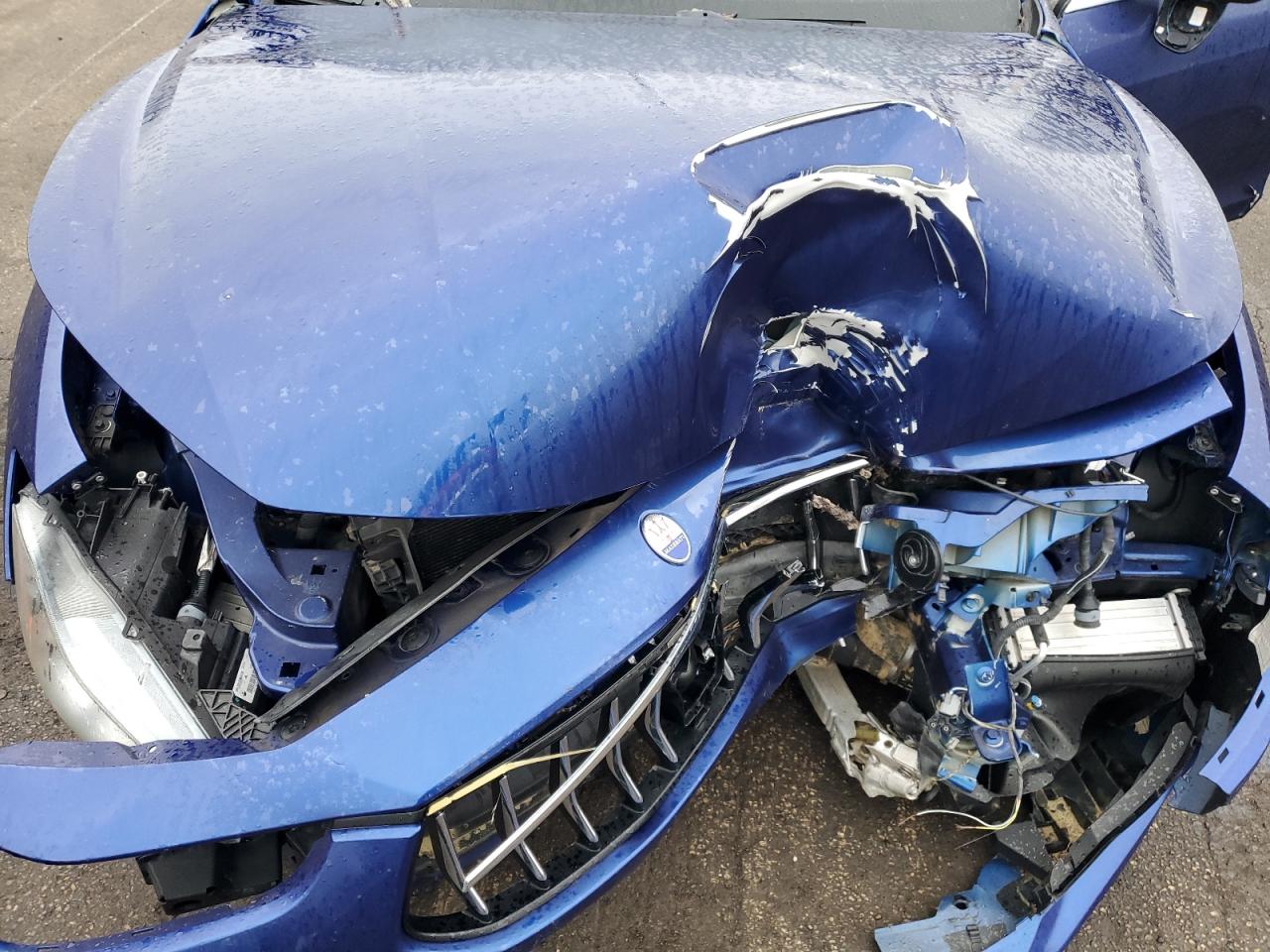 2019 Maserati Ghibli VIN ZAM57YTA6K1336510 Copart auction photo, front end / rear end damage thumbnail 12