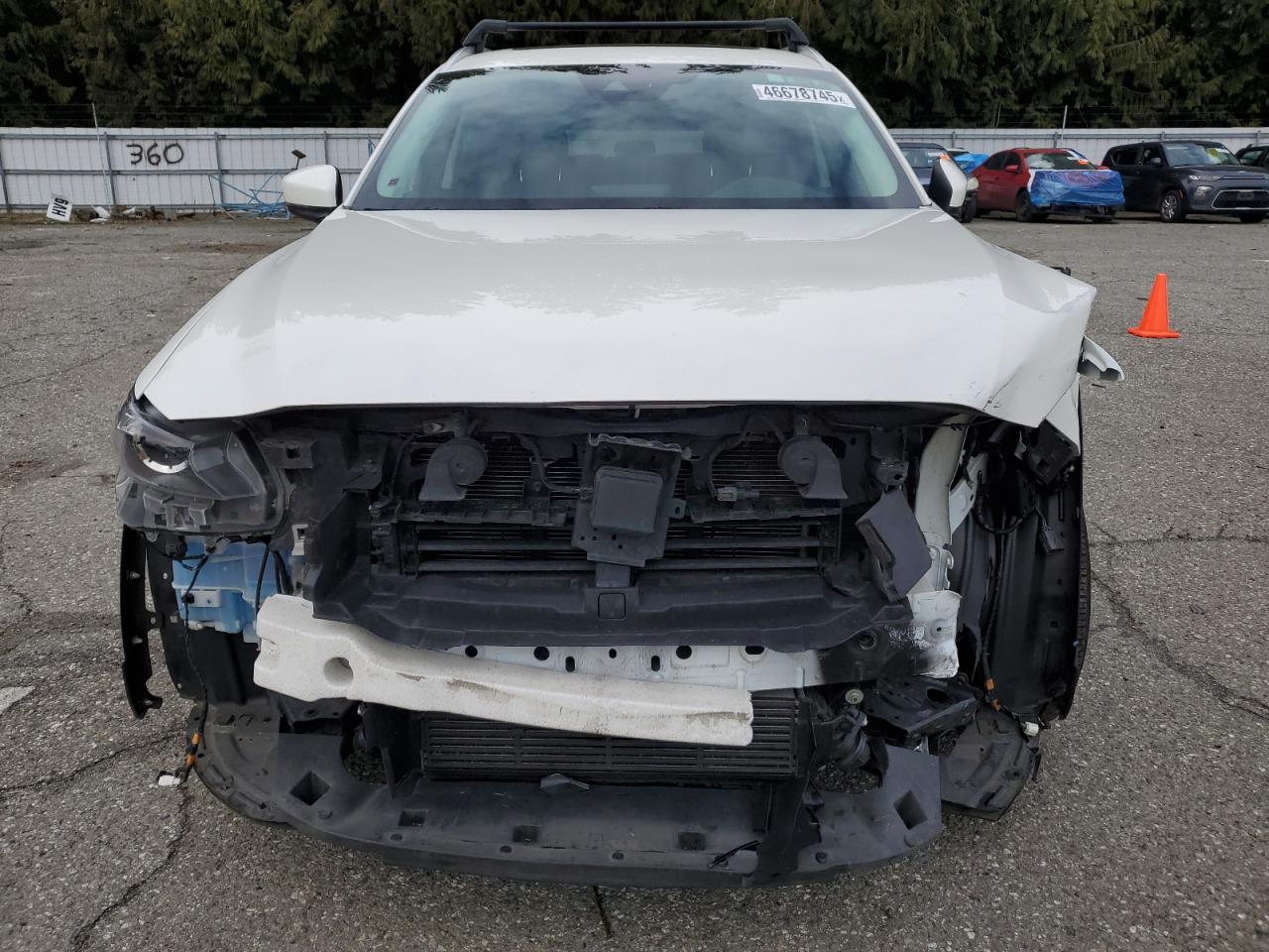 2019 Mazda CX-9 VIN JM3TCBCY4K0317193 Copart auction photo, front end damage thumbnail 5