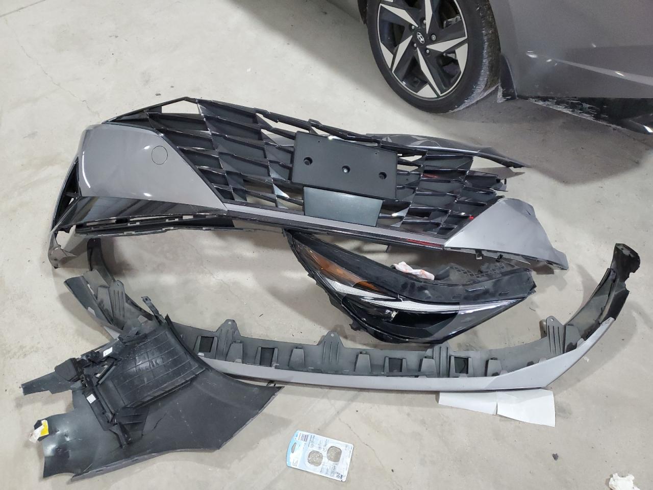 2023 Hyundai Elantra VIN KMHLN4AJ6PU050719 Copart auction photo, front end / minor dent/scratches damage thumbnail 12