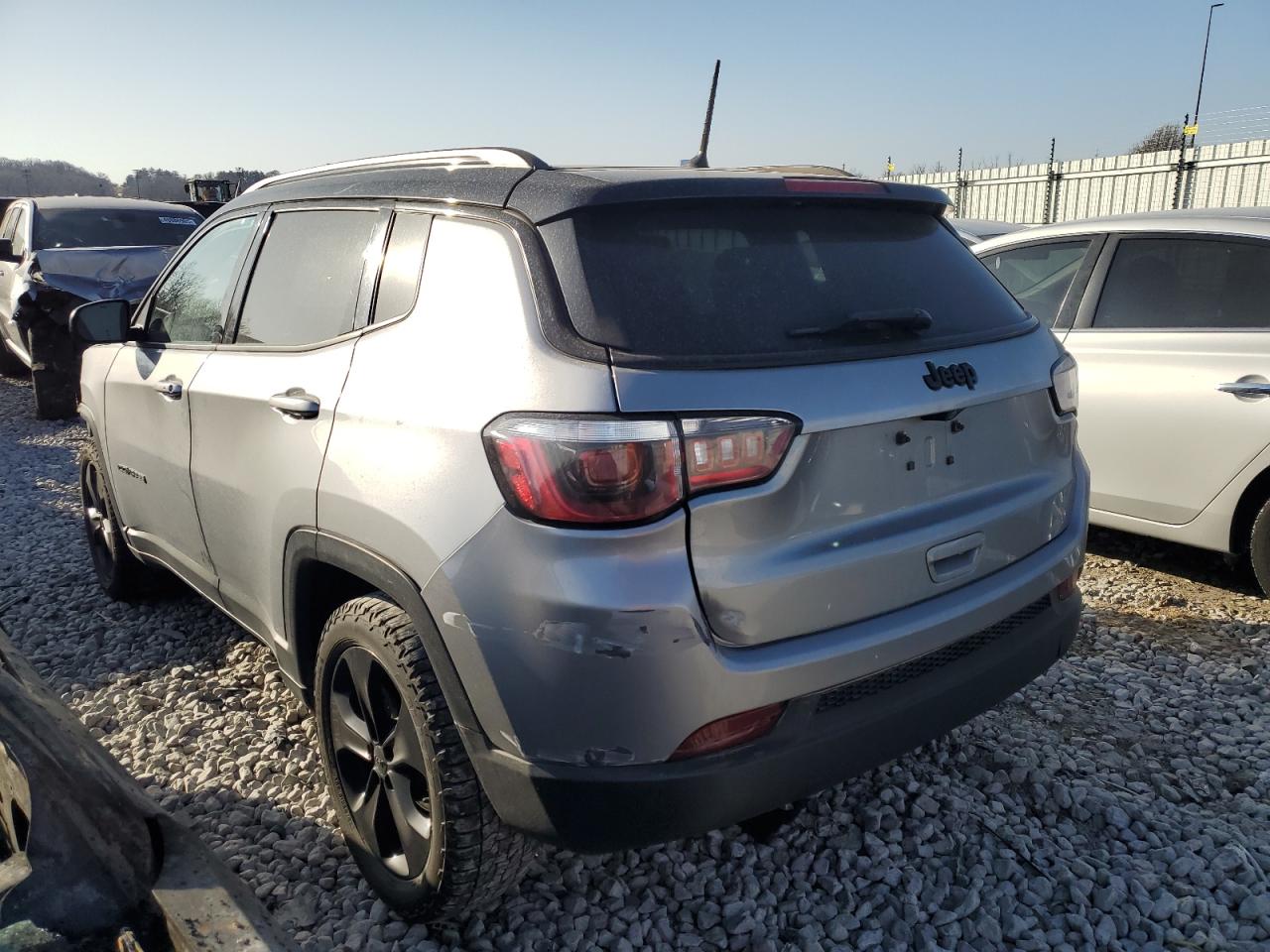 2018 Jeep Compass VIN 3C4NJCBB5JT408159 Copart auction photo, front end / rear end damage thumbnail 2