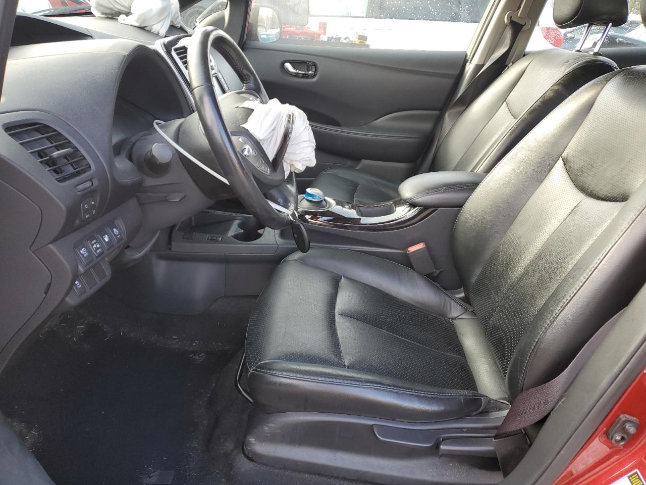 2013 Nissan Leaf VIN 1N4AZ0CP9DC407179 Copart auction photo, front end damage thumbnail 7