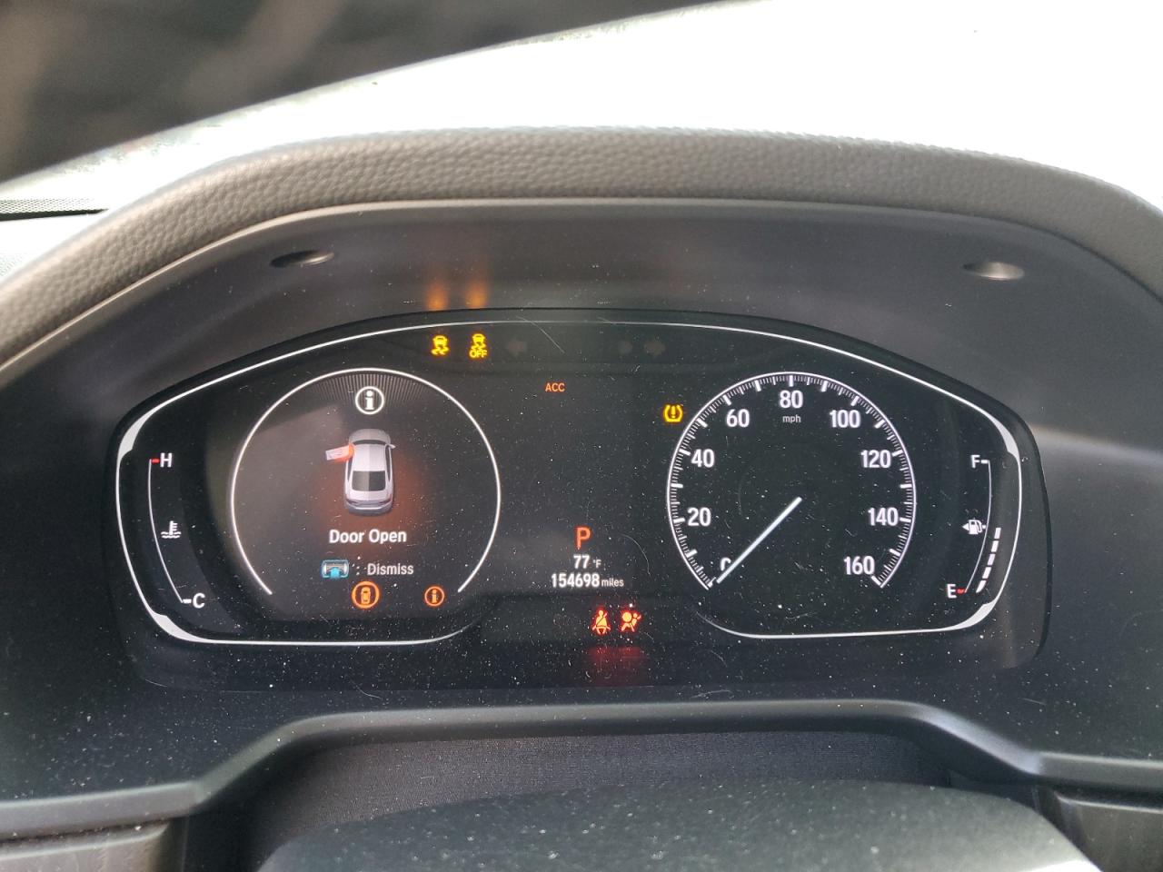 2019 Honda Accord VIN 1HGCV2F96KA021188 Copart auction photo, front end damage thumbnail 9