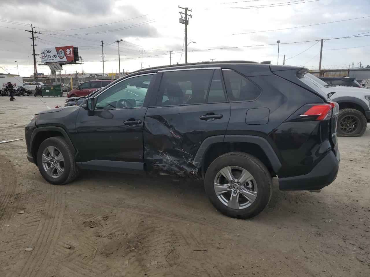 2023 Toyota RAV 4 VIN 2T3W1RFV6PW285856 Copart auction photo, rear end / side damage thumbnail 2
