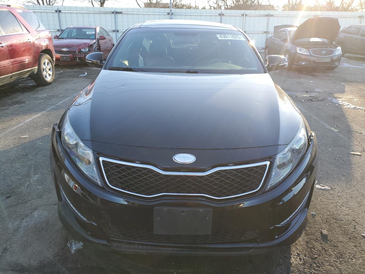 2013 KIA Optima VIN 5XXGR4A6XDG207501 Copart auction photo, side / front end damage thumbnail 5
