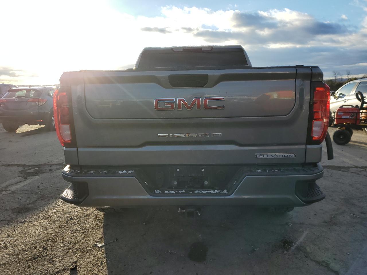 2021 GMC Sierra VIN 1GTR9CED8MZ313860 Copart auction photo, side / rear end damage thumbnail 6