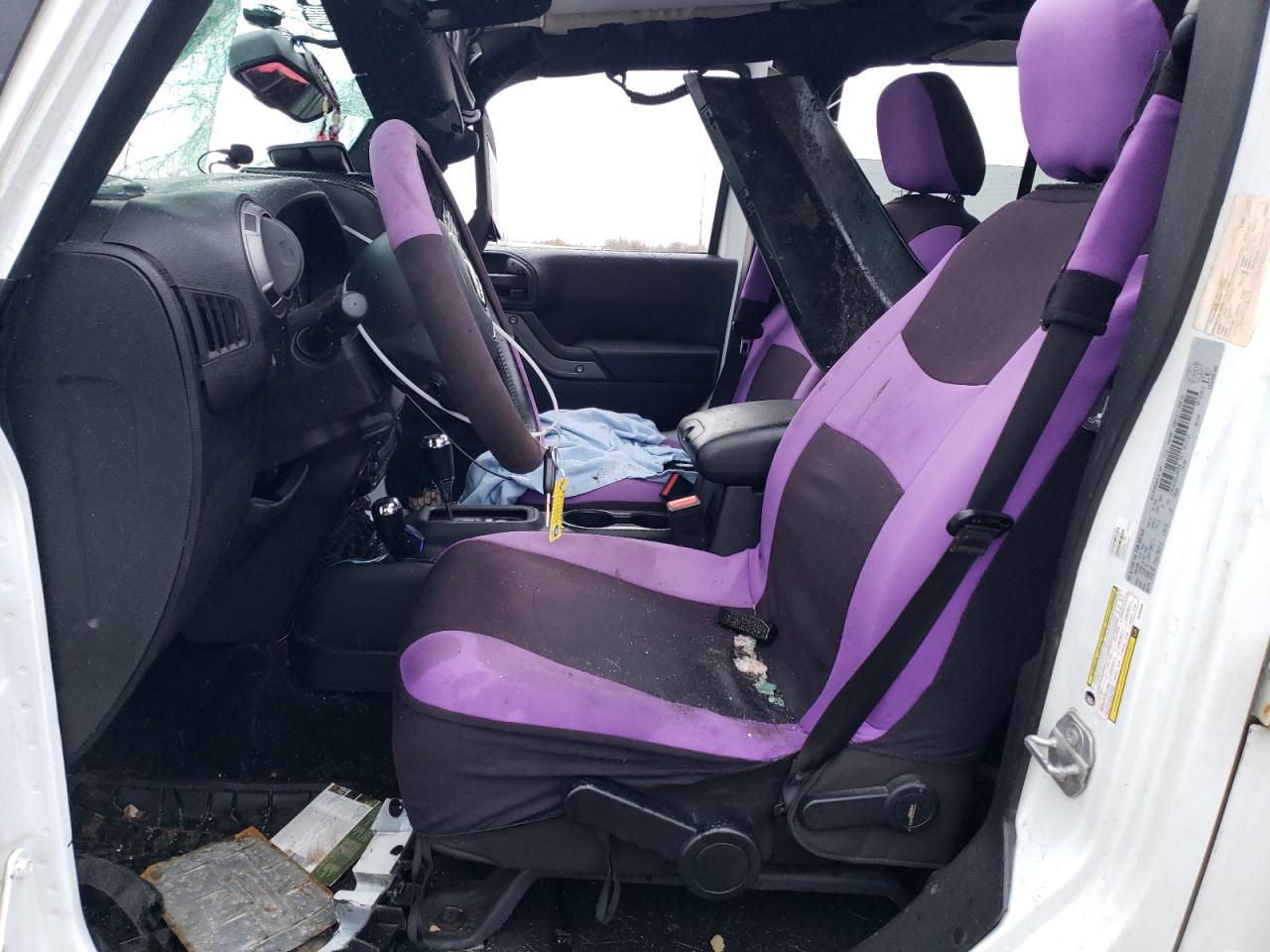 2016 Jeep Wrangler VIN 1C4BJWDG0GL302946 Copart auction photo, all over damage thumbnail 7