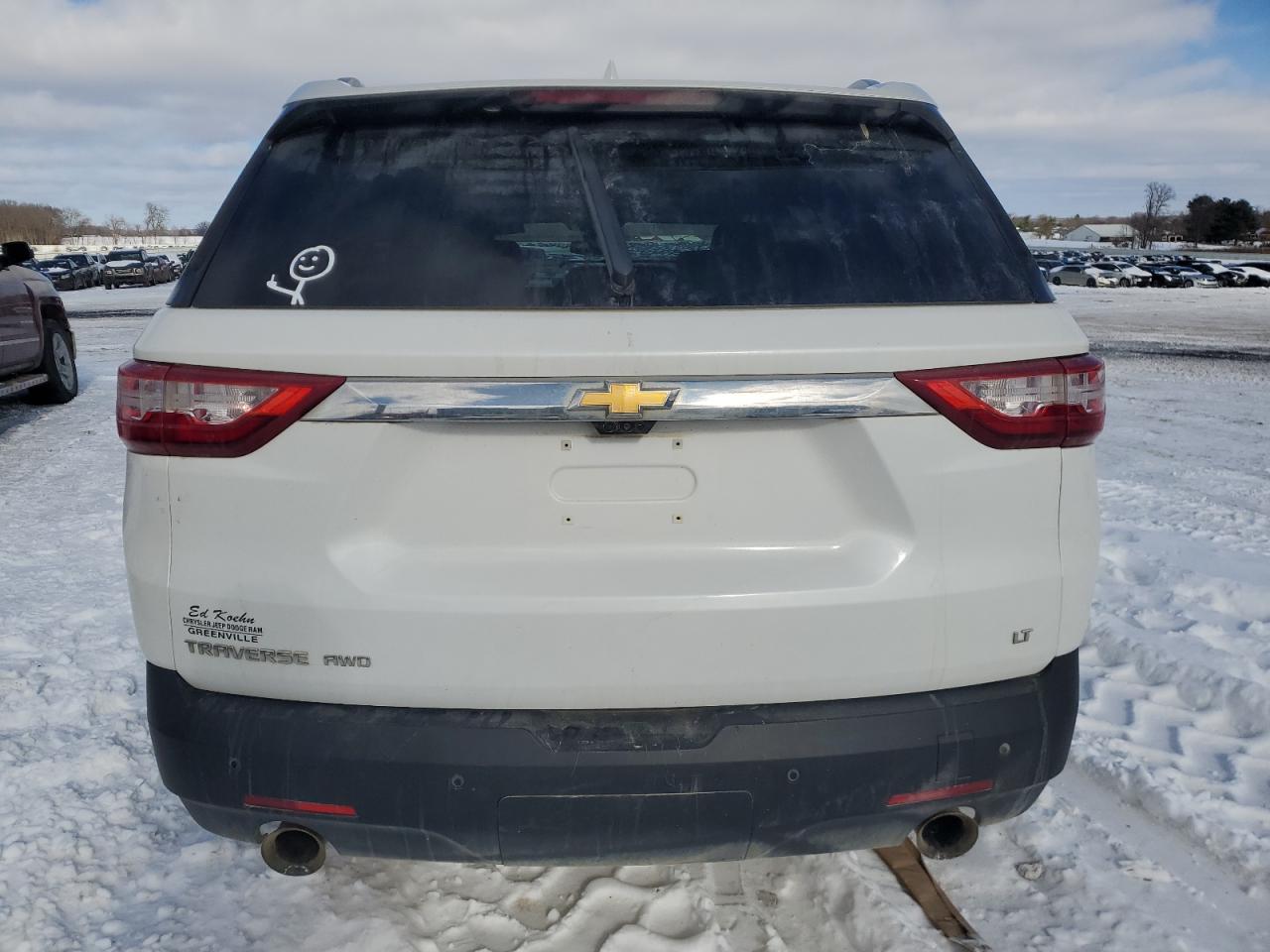 2018 Chevrolet Traverse VIN 1GNEVHKW4JJ139655 Copart auction photo, front end damage thumbnail 6