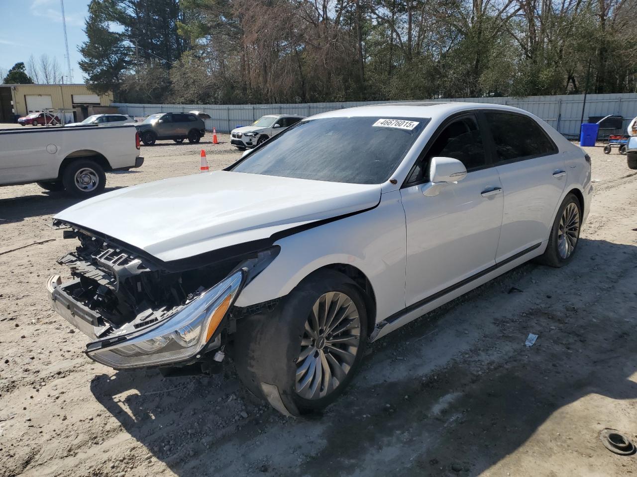 2018 Genesis G90 VIN KMHG34JA8JU043690 - Copart auction photo
