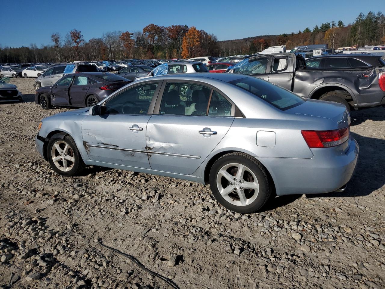 2006 Hyundai Sonata VIN 5NPEU46FX6H077368 Copart auction photo, minor dent/scratches damage thumbnail 2
