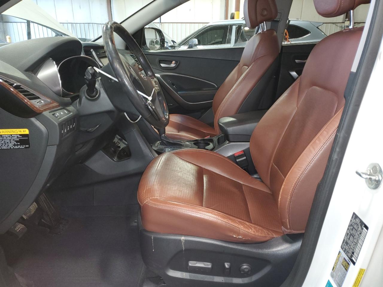 2014 Hyundai Santa Fe VIN KM8SRDHF2EU080296 Copart auction photo, rear end damage thumbnail 7