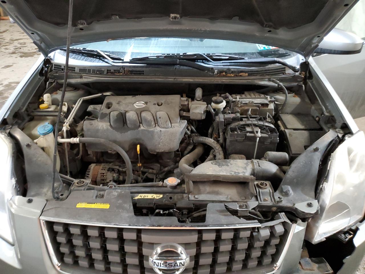 2007 Nissan Sentra VIN 3N1AB61E47L686457 Copart auction photo, front end / side damage thumbnail 11