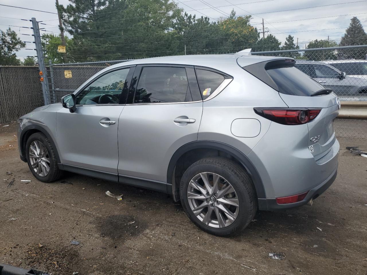 2020 Mazda CX-5 VIN JM3KFBDM8L0741573 Copart auction photo, front end / side damage thumbnail 2