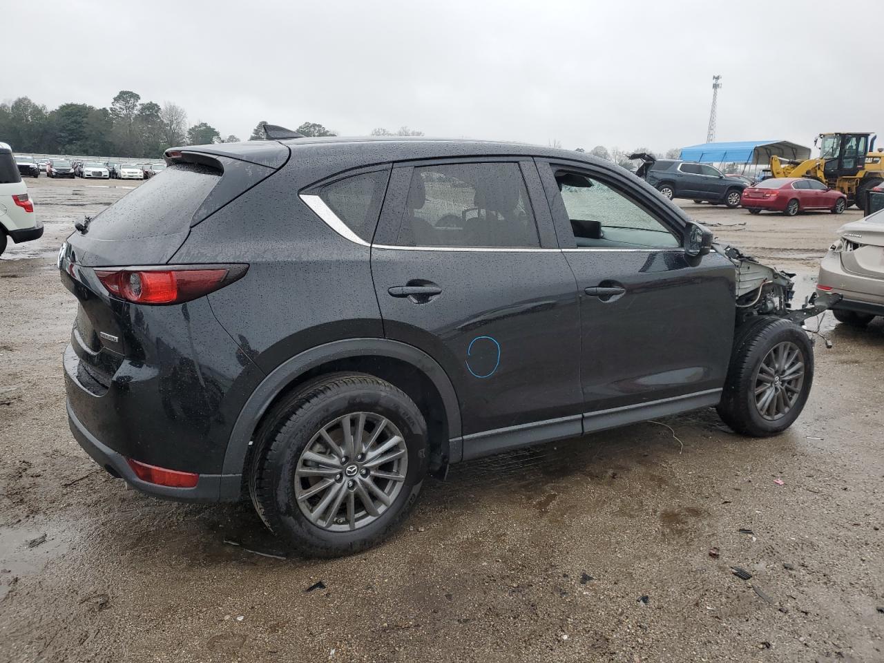 2021 Mazda CX-5 VIN JM3KFBCM5M1408115 Copart auction photo, front end / side damage thumbnail 3