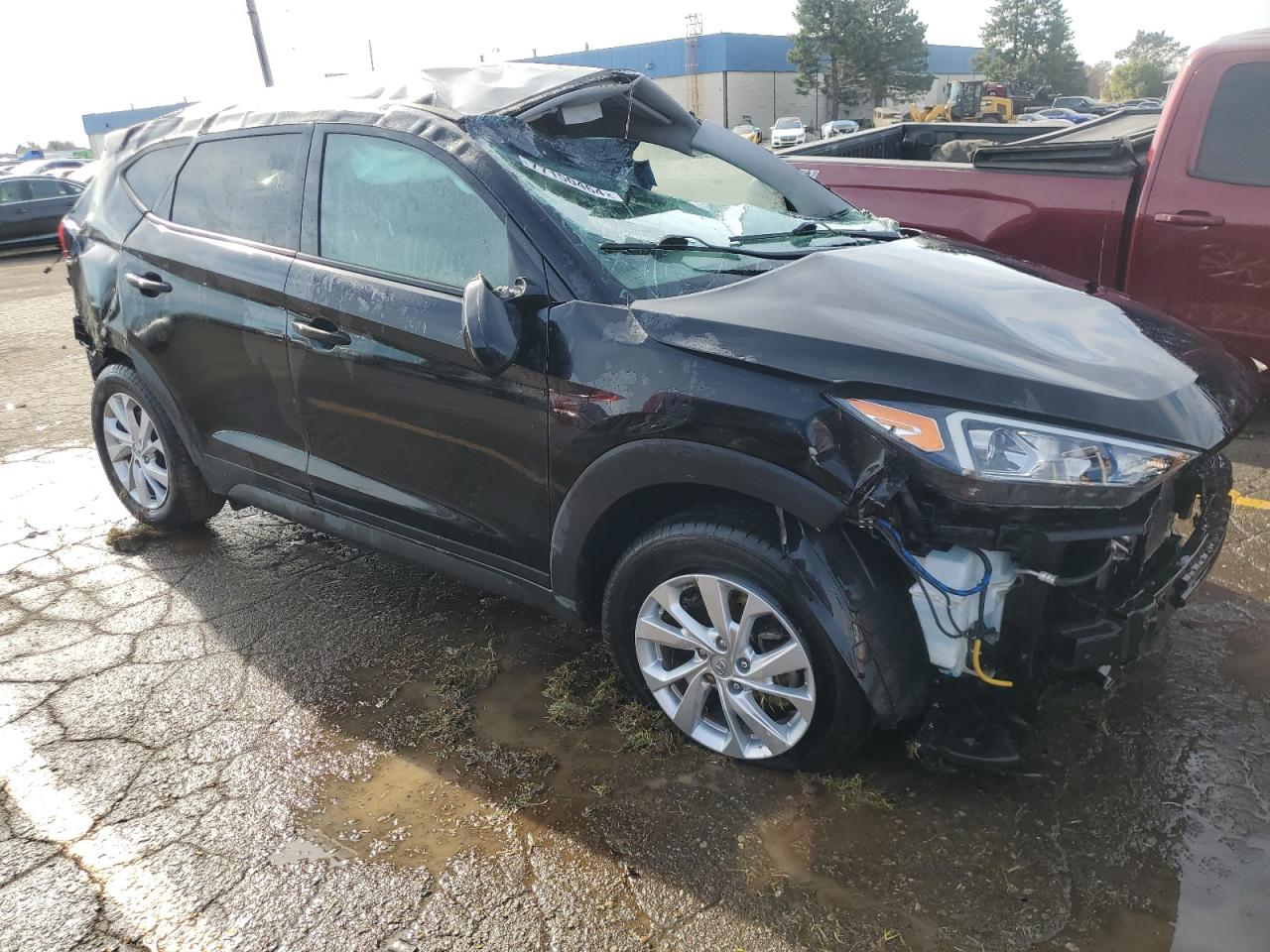 2019 Hyundai Tucson VIN KM8J2CA45KU945938 Copart auction photo, rollover / mechanical damage thumbnail 4
