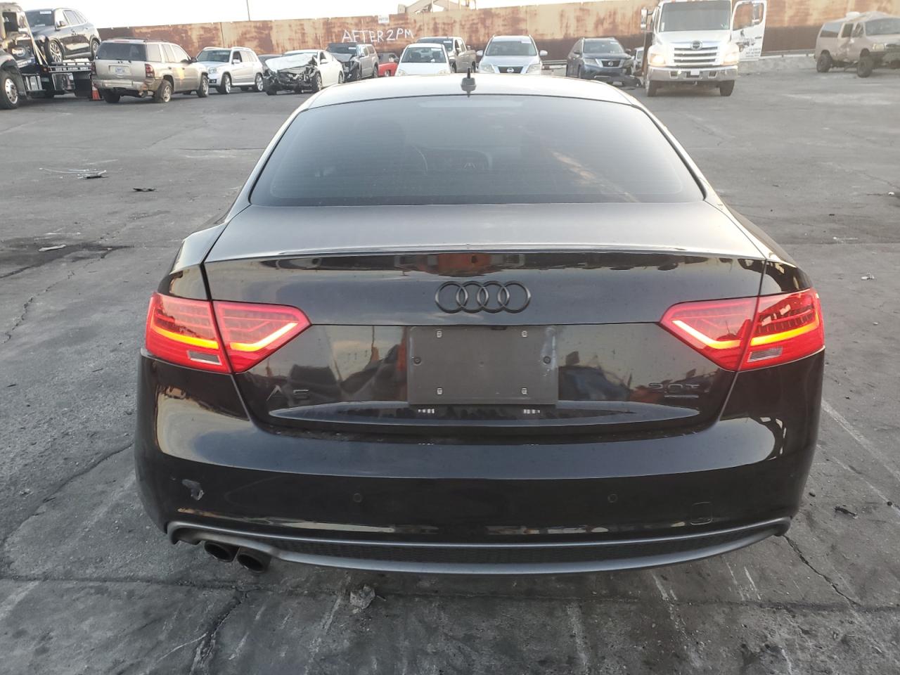 2015 Audi A5 VIN WAUMFAFR7FA024839 Copart auction photo, rear end / front end damage thumbnail 6