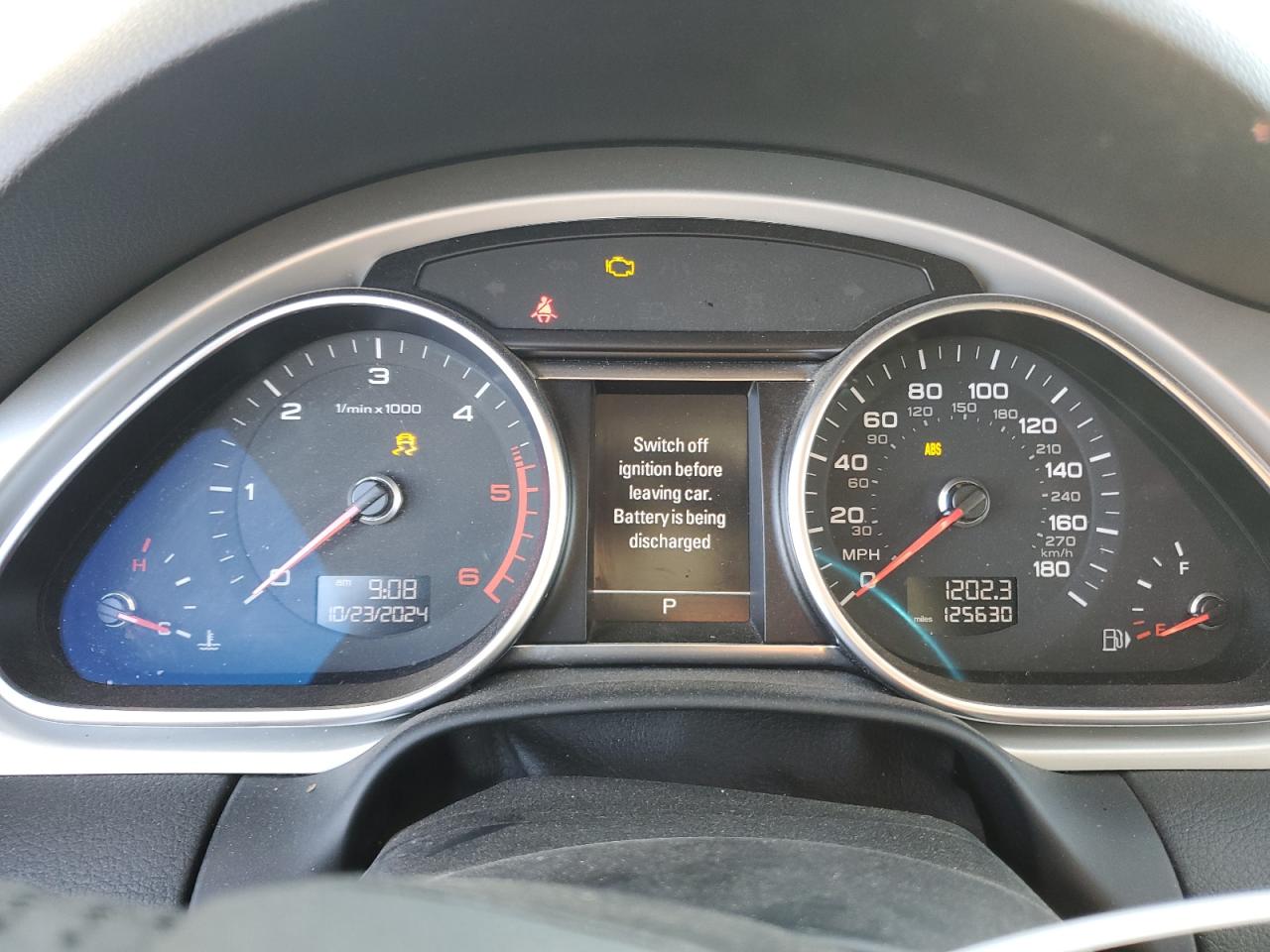 2014 Audi Q7 VIN WA1LMAFEXED013424 Copart auction photo, unknown damage thumbnail 9