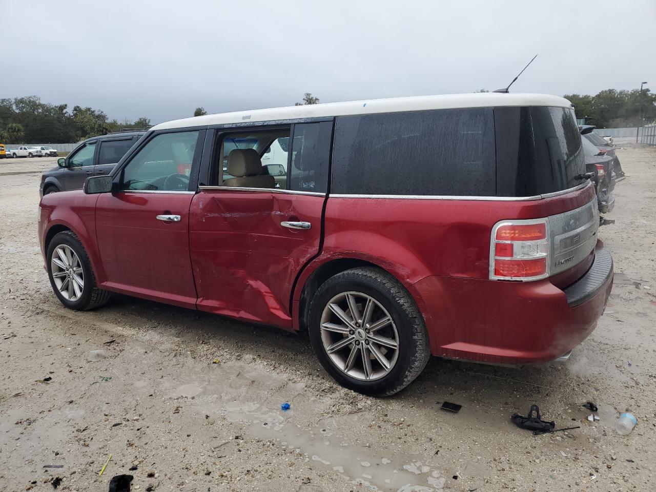 2013 Ford Flex VIN 2FMGK5D89DBD25770 Copart auction photo, all over damage thumbnail 2