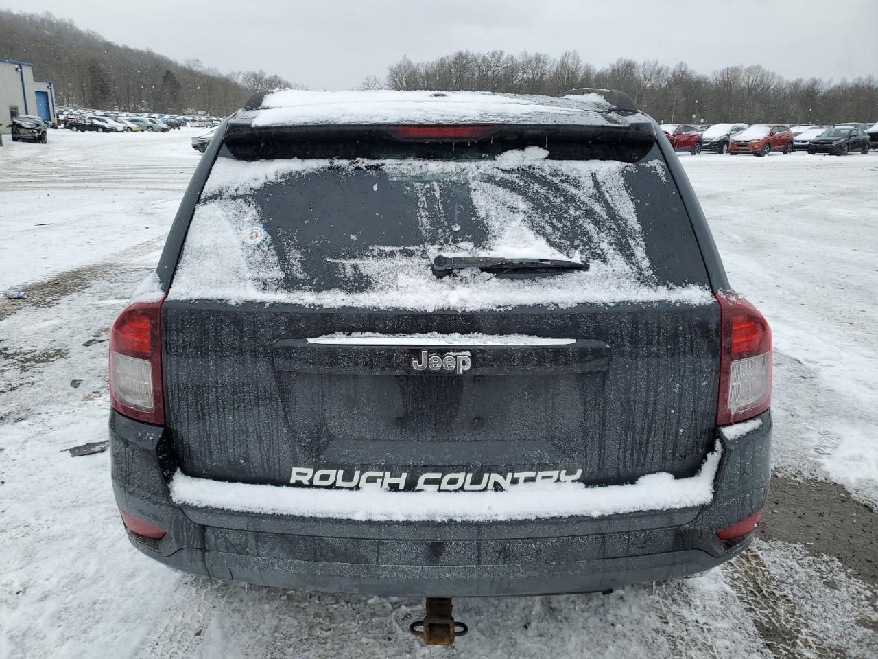 2014 Jeep Compass VIN 1C4NJDEB3ED760377 Copart auction photo, side / front end damage thumbnail 6