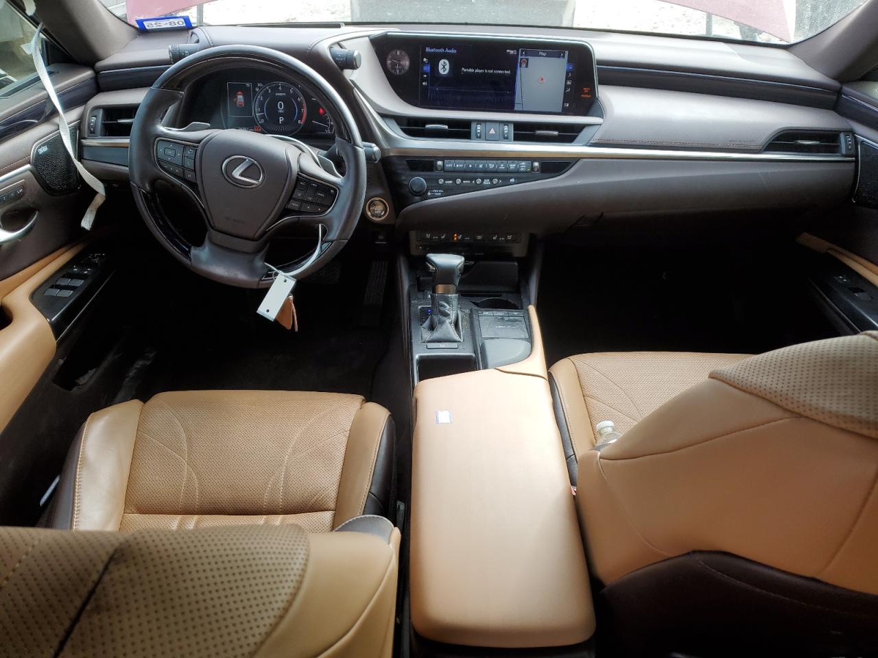 2020 Lexus ES VIN 58AFZ1B12LU080138 Copart auction photo, side / rear end damage thumbnail 8