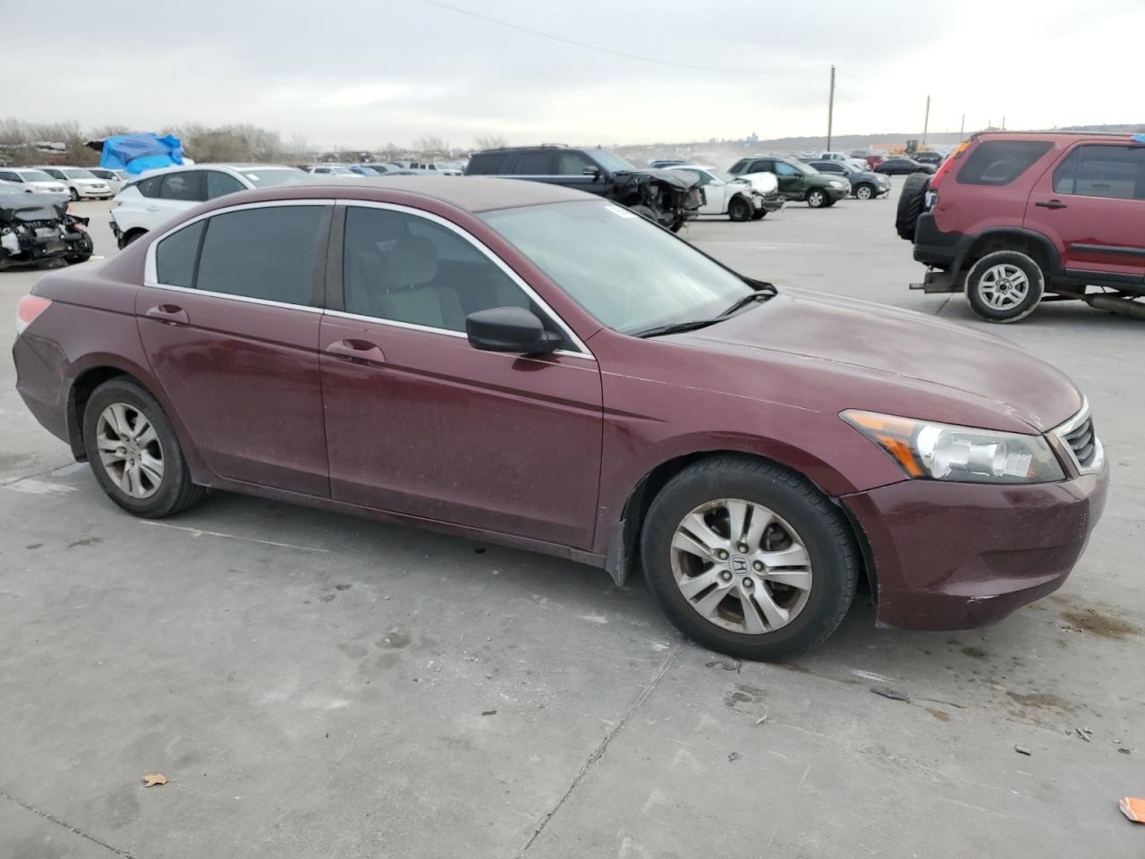 2009 Honda Accord VIN 1HGCP26409A023690 Copart auction photo, front end / side damage thumbnail 4