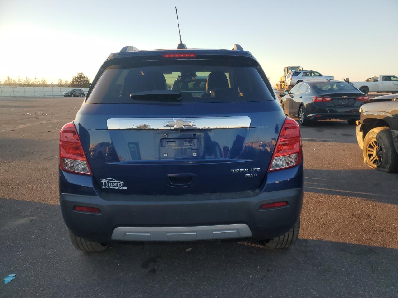 2015 Chevrolet Trax VIN 3GNCJTSB2FL202030 Copart auction photo, front end damage thumbnail 6