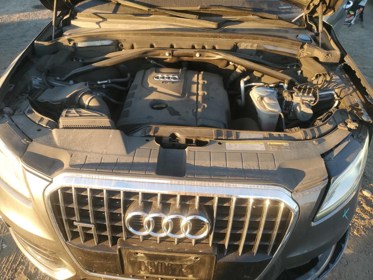 2016 Audi Q5 VIN WA1C2AFP2GA056635 Copart auction photo, side damage thumbnail 11