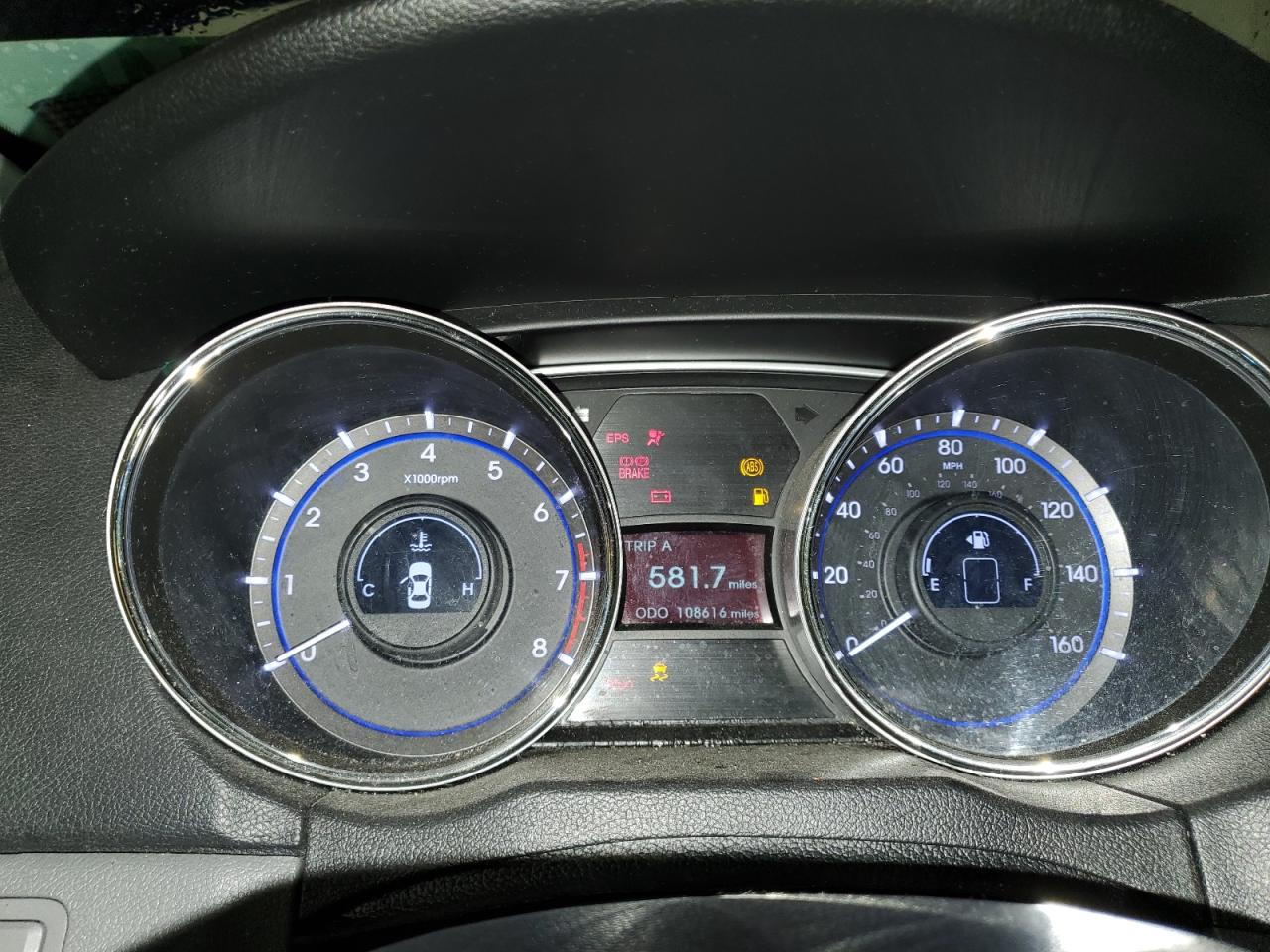 2013 Hyundai Sonata VIN 5NPEB4AC6DH614575 Copart auction photo, front end / minor dent/scratches damage thumbnail 9