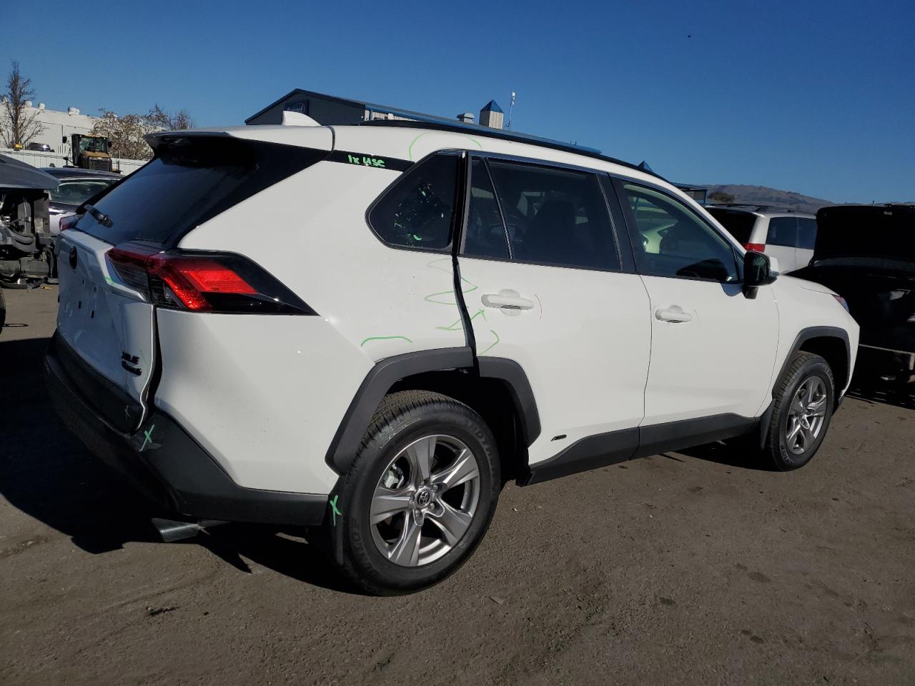 2024 Toyota RAV 4 VIN JTMRWRFVXRD267293 Copart auction photo, rear end damage thumbnail 3