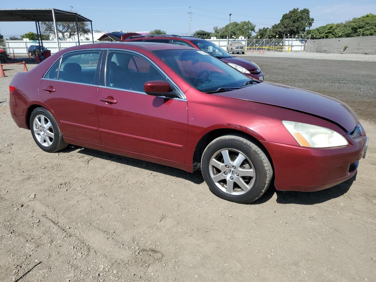 2005 Honda Accord VIN 1HGCM66555A018519 Copart auction photo, all over damage thumbnail 4