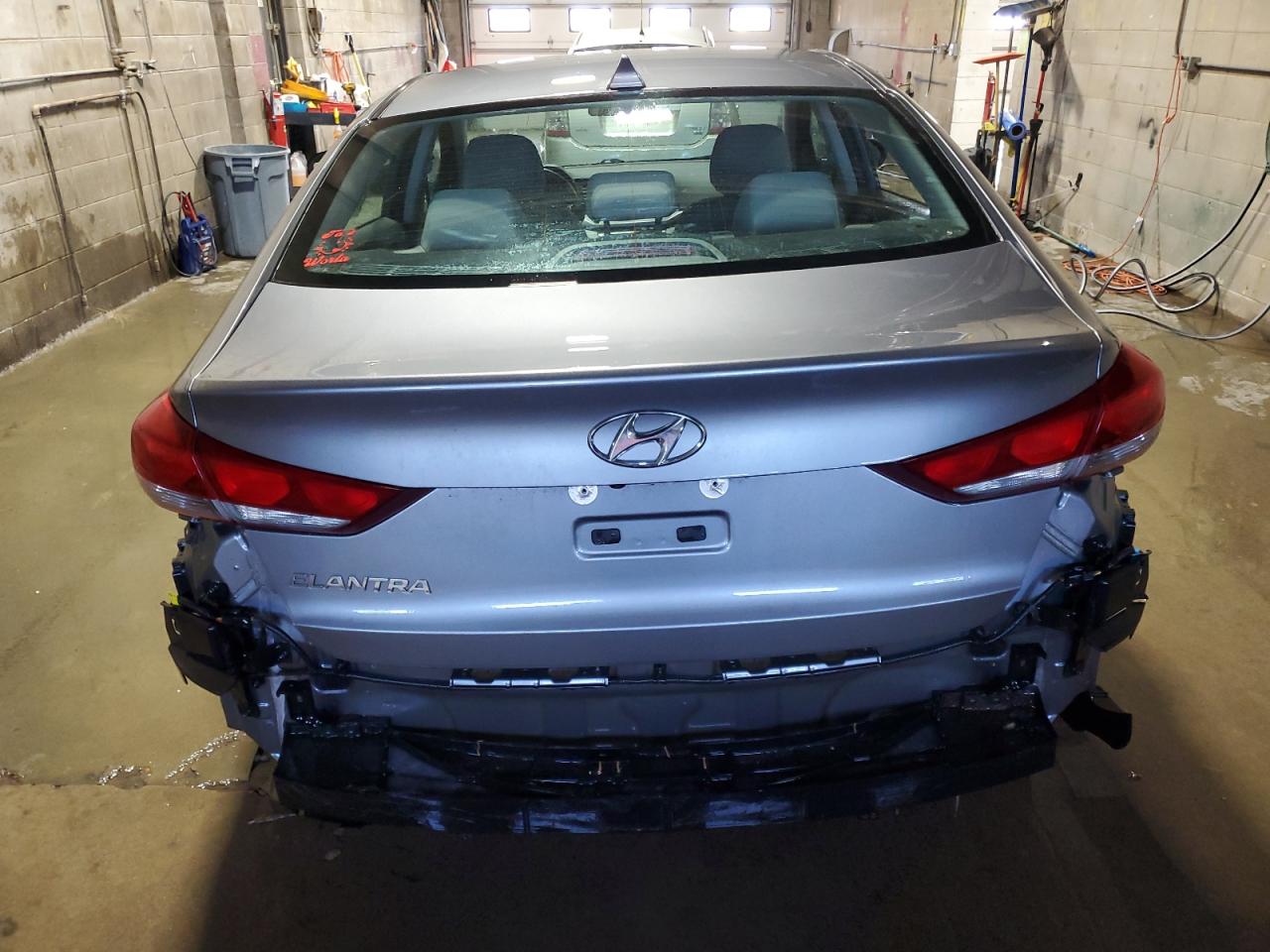 2018 Hyundai Elantra VIN 5NPD84LF8JH354029 Copart auction photo, rear end / front end damage thumbnail 6