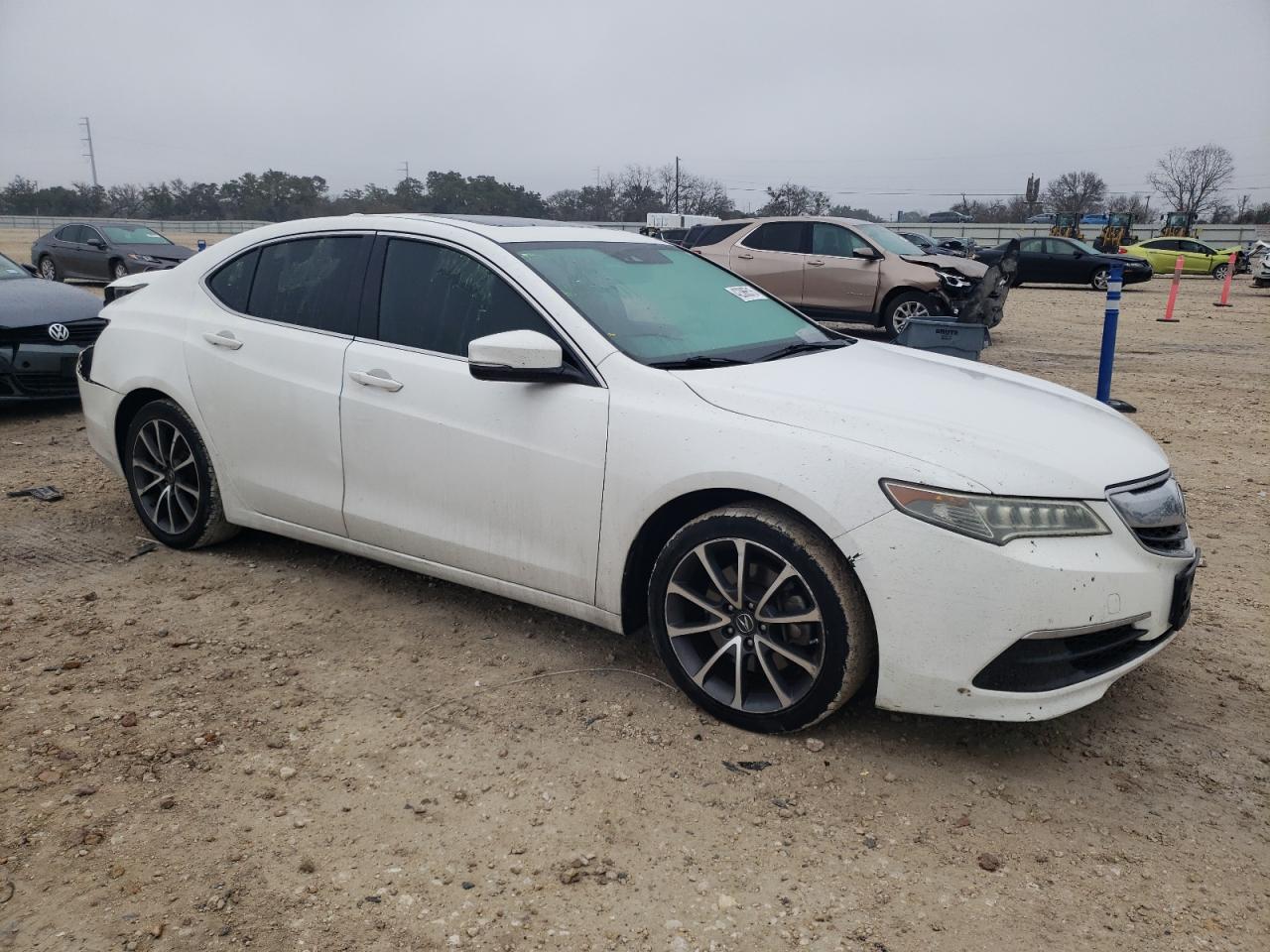 2015 Acura TLX VIN 19UUB3F5XFA001483 Copart auction photo, rear end damage thumbnail 4