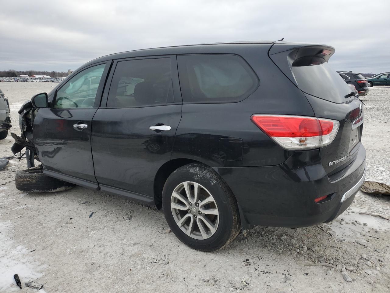 2014 Nissan Pathfinder VIN 5N1AR2MN3EC735715 Copart auction photo, front end / side damage thumbnail 2