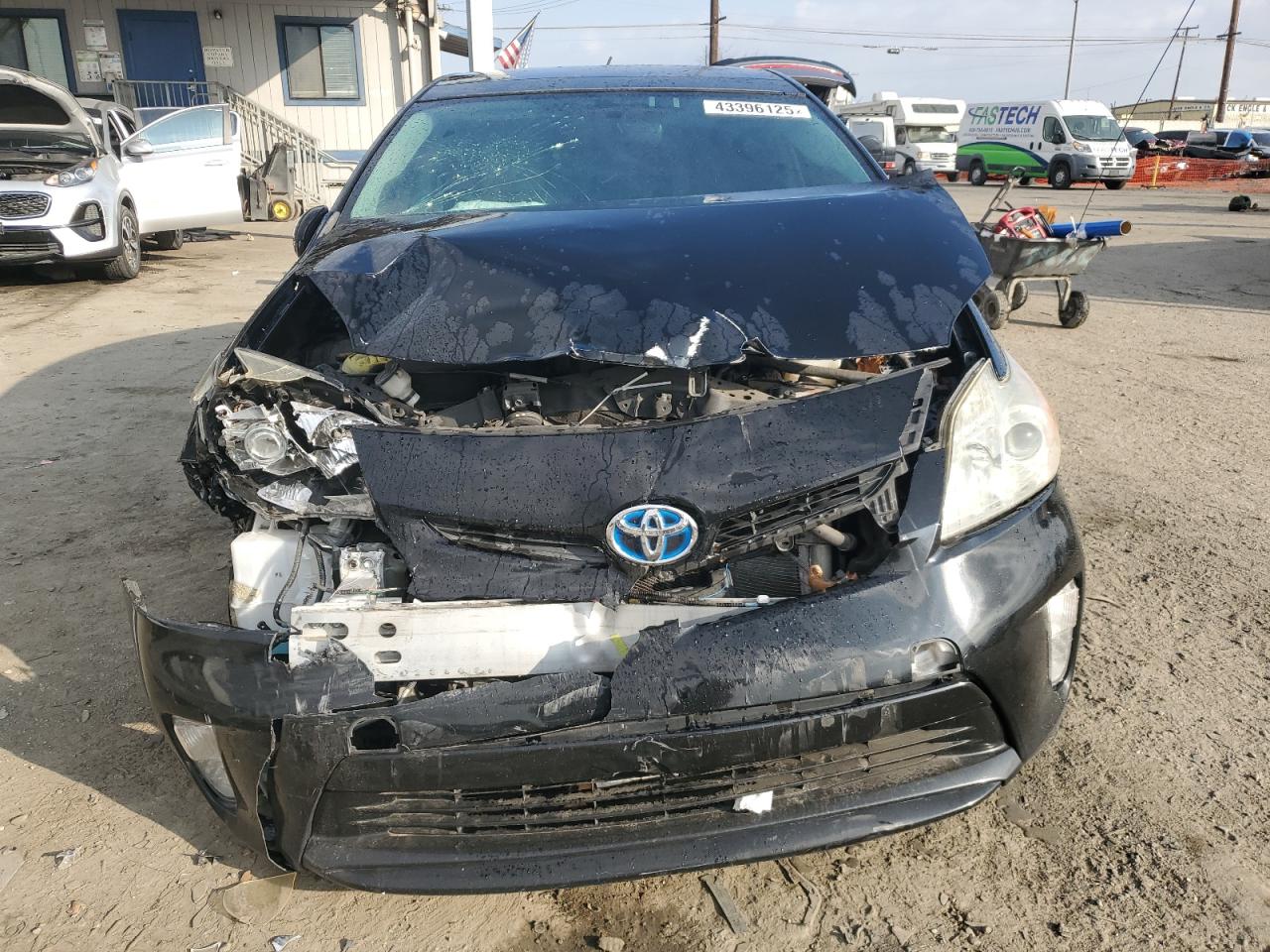 2012 Toyota Prius VIN JTDKN3DU4C5449018 Copart auction photo, front end / rear end damage thumbnail 5