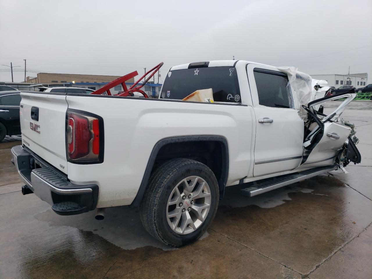 2017 GMC Sierra VIN 3GTP1NEC1HG397270 Copart auction photo, front end / side damage thumbnail 3