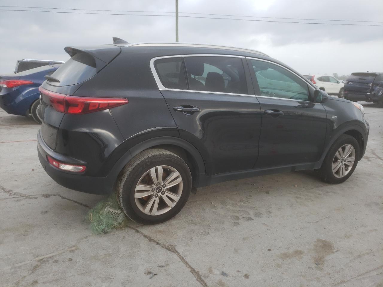 2019 KIA Sportage VIN KNDPMCAC1K7573643 Copart auction photo, rear end damage thumbnail 3