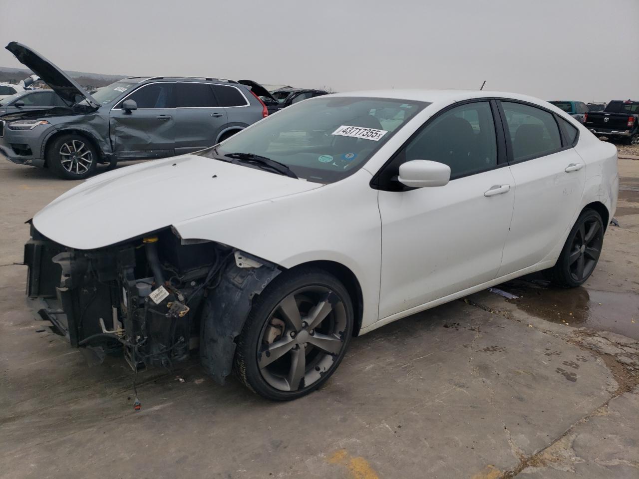 2013 Dodge Dart VIN 1C3CDFBA3DD307501