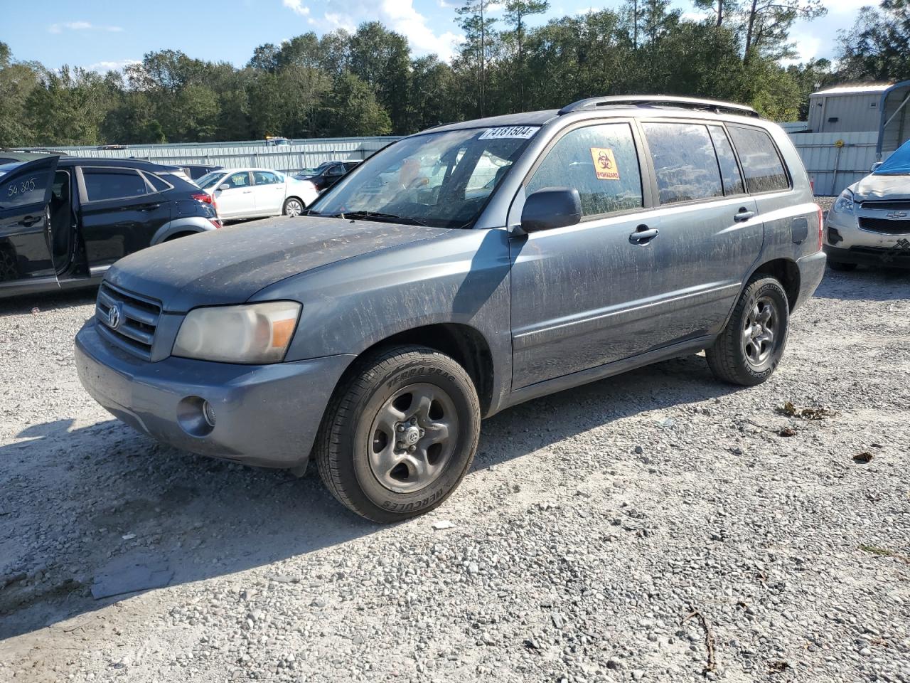 2004 Toyota Highlander VIN JTEGD21AX40096520