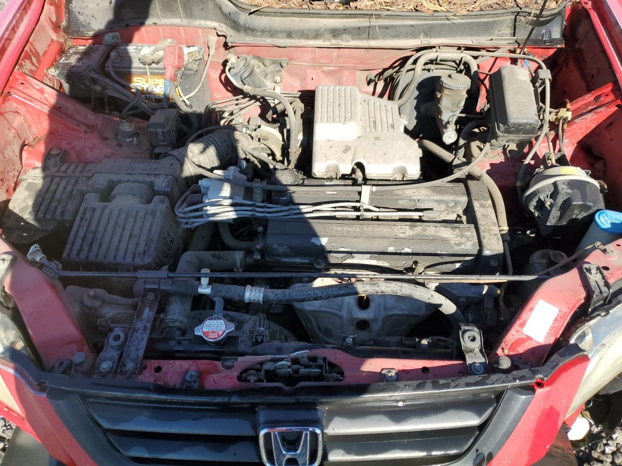 2001 Honda CR-V VIN JHLRD18651C007250 Copart auction photo, front end damage thumbnail 12