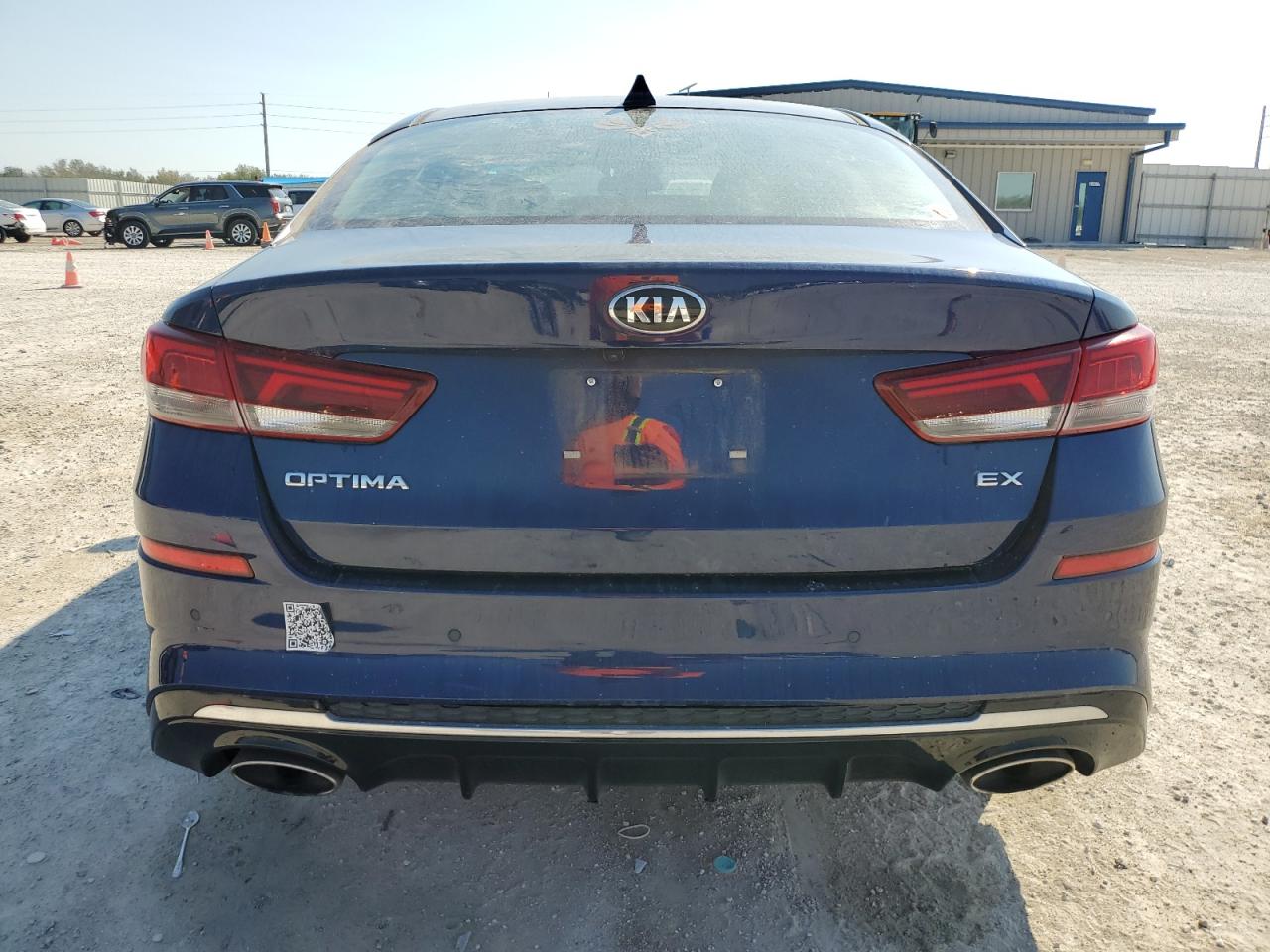 2019 KIA Optima VIN 5XXGU4L13KG299130 Copart auction photo, front end / side damage thumbnail 6