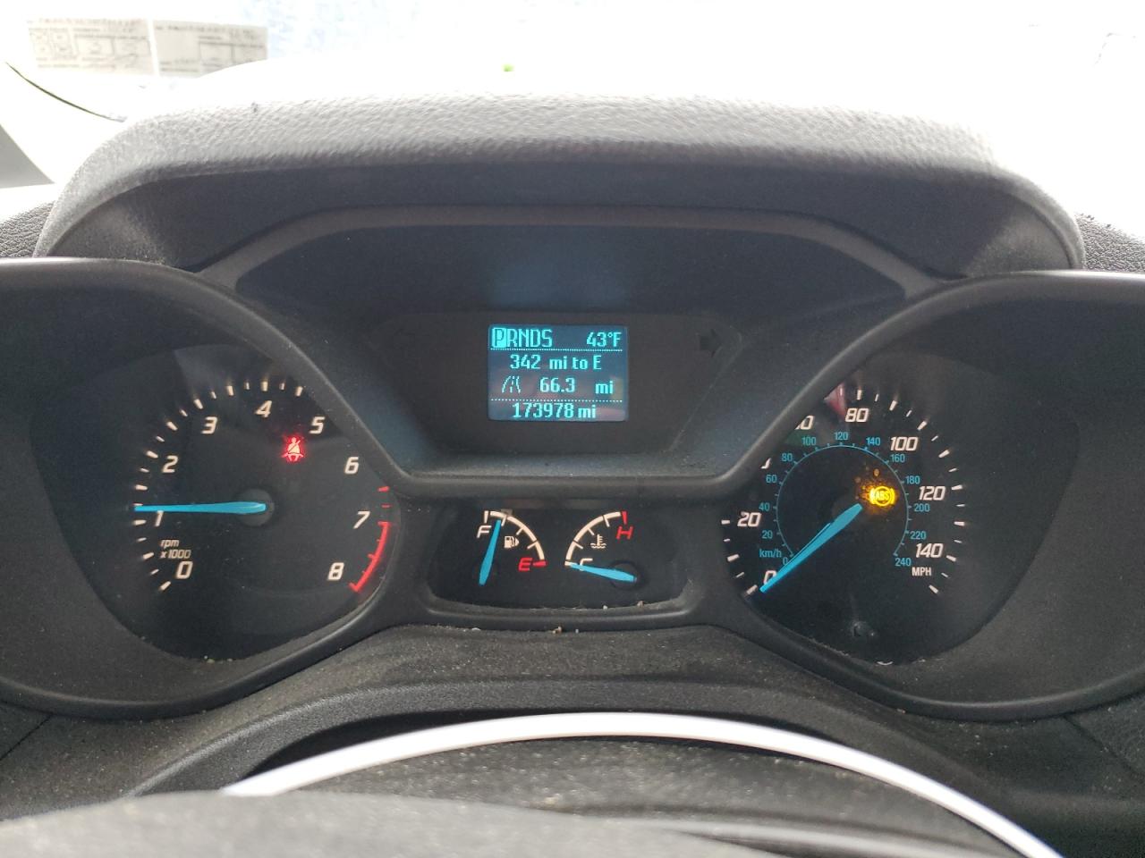 2015 Ford Transit VIN NM0LS7E74F1227780 Copart auction photo, rear end damage thumbnail 9