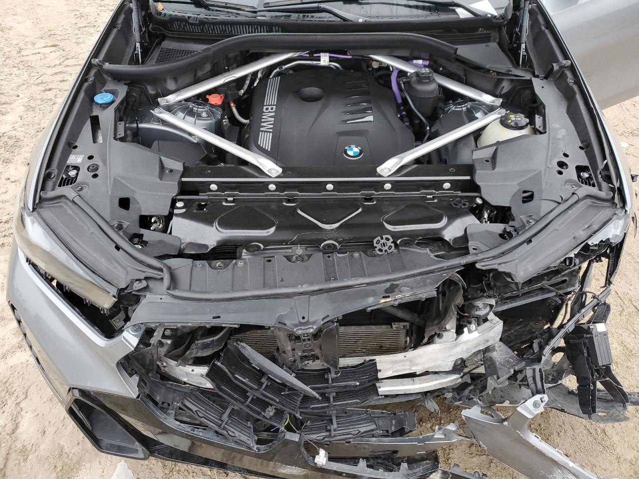 2024 BMW X6 VIN 5UX33EX05R9T73095 Copart auction photo, all over / undercarriage damage thumbnail 12