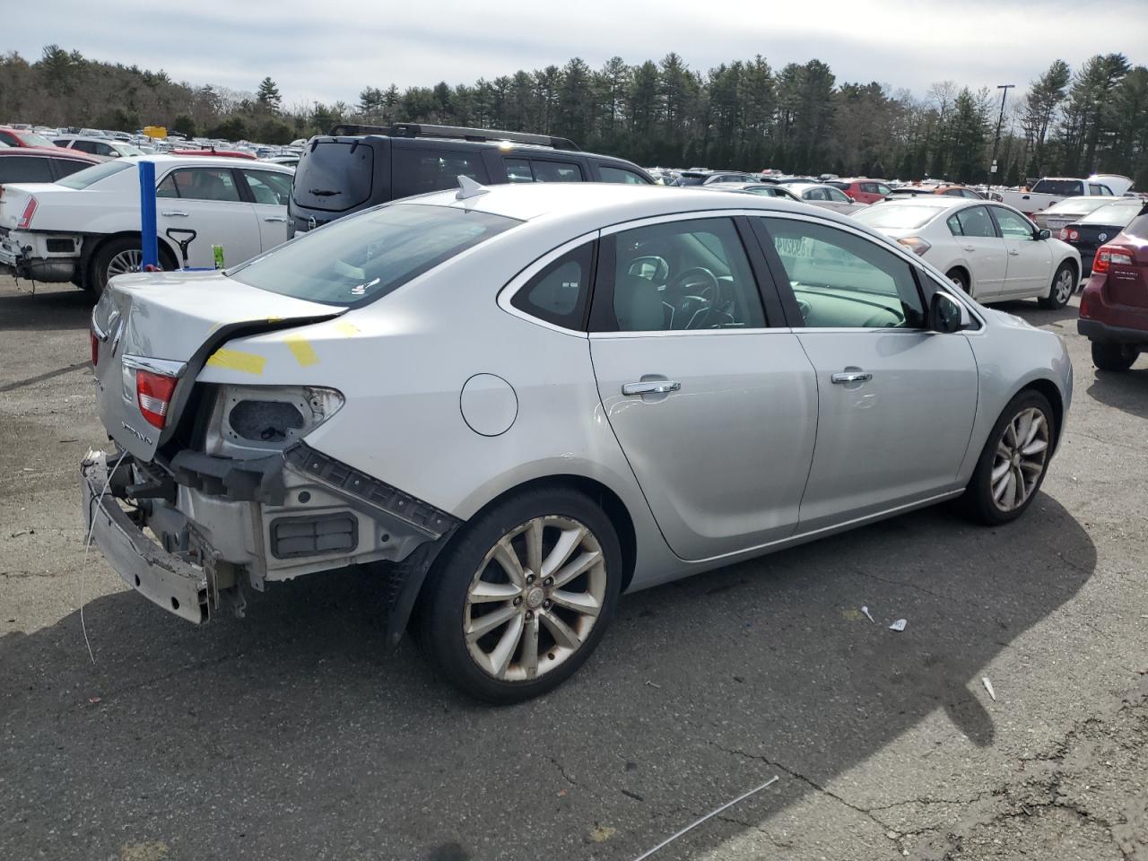2013 Buick Verano VIN 1G4PP5SK5D4198459 Copart auction photo, rear end / minor dent/scratches damage thumbnail 3