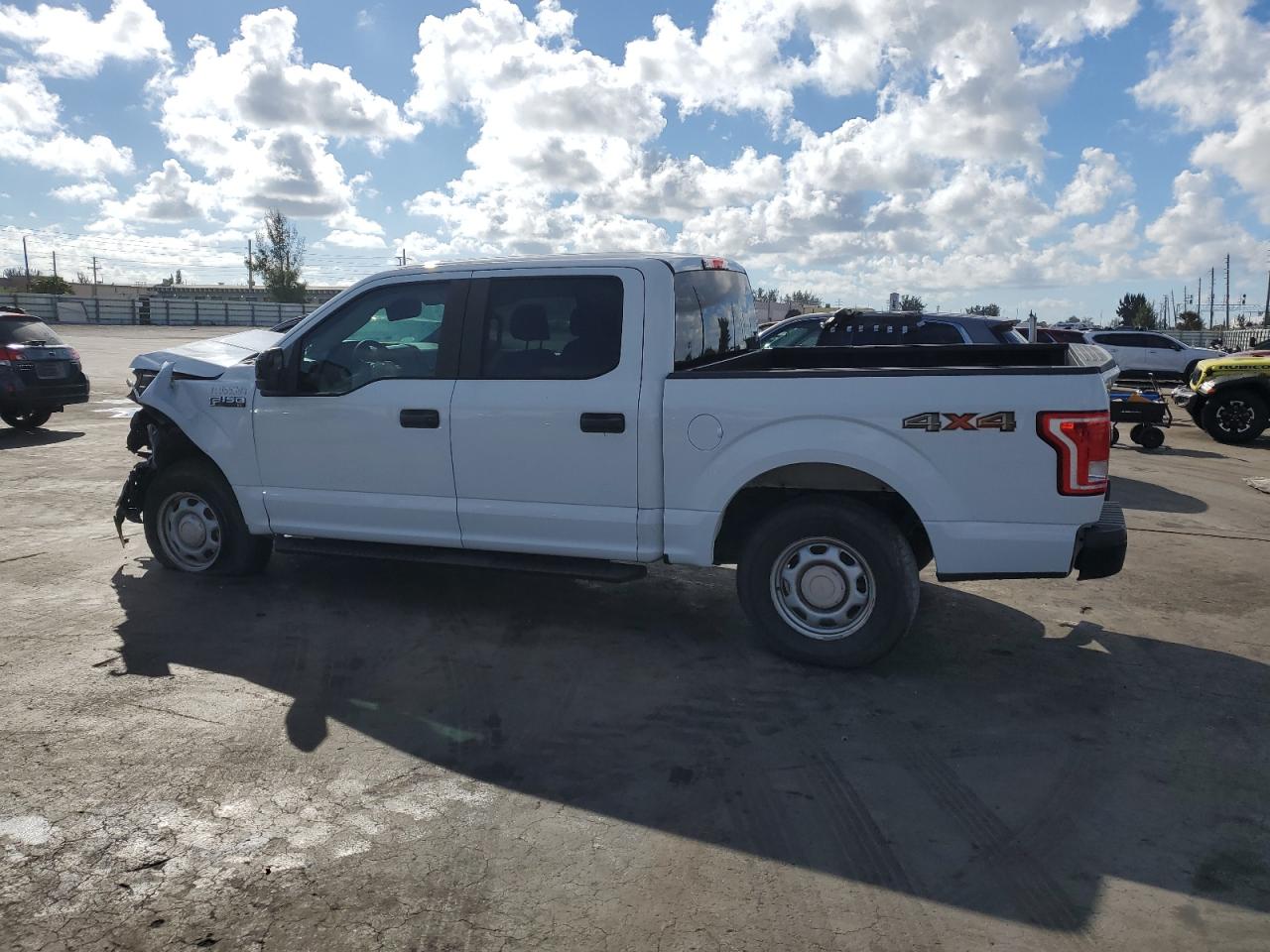 2016 Ford F-150 VIN 1FTEW1EF5GFD21224 Copart auction photo, front end / undercarriage damage thumbnail 2