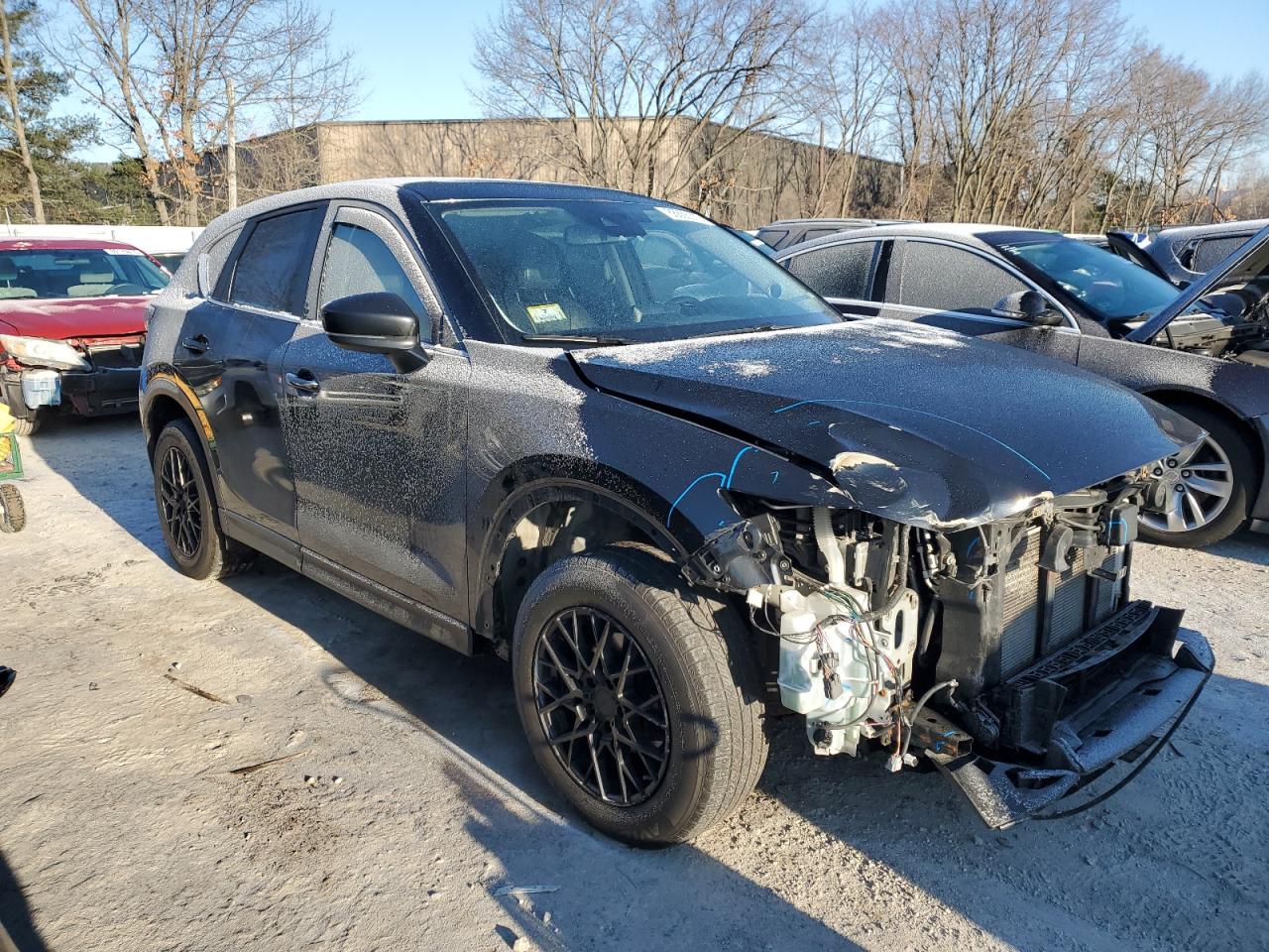 2019 Mazda CX-5 VIN JM3KFBCM3K0540325 Copart auction photo, front end damage thumbnail 4