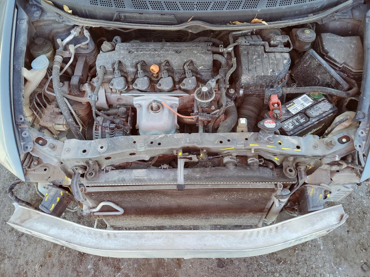 2010 Honda Civic VIN 19XFA1F56AE061622 Copart auction photo, front end / side damage thumbnail 11