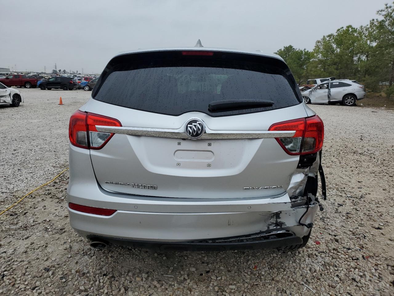 2017 Buick Envision VIN LRBFXBSA3HD038526 Copart auction photo, front end / side damage thumbnail 6