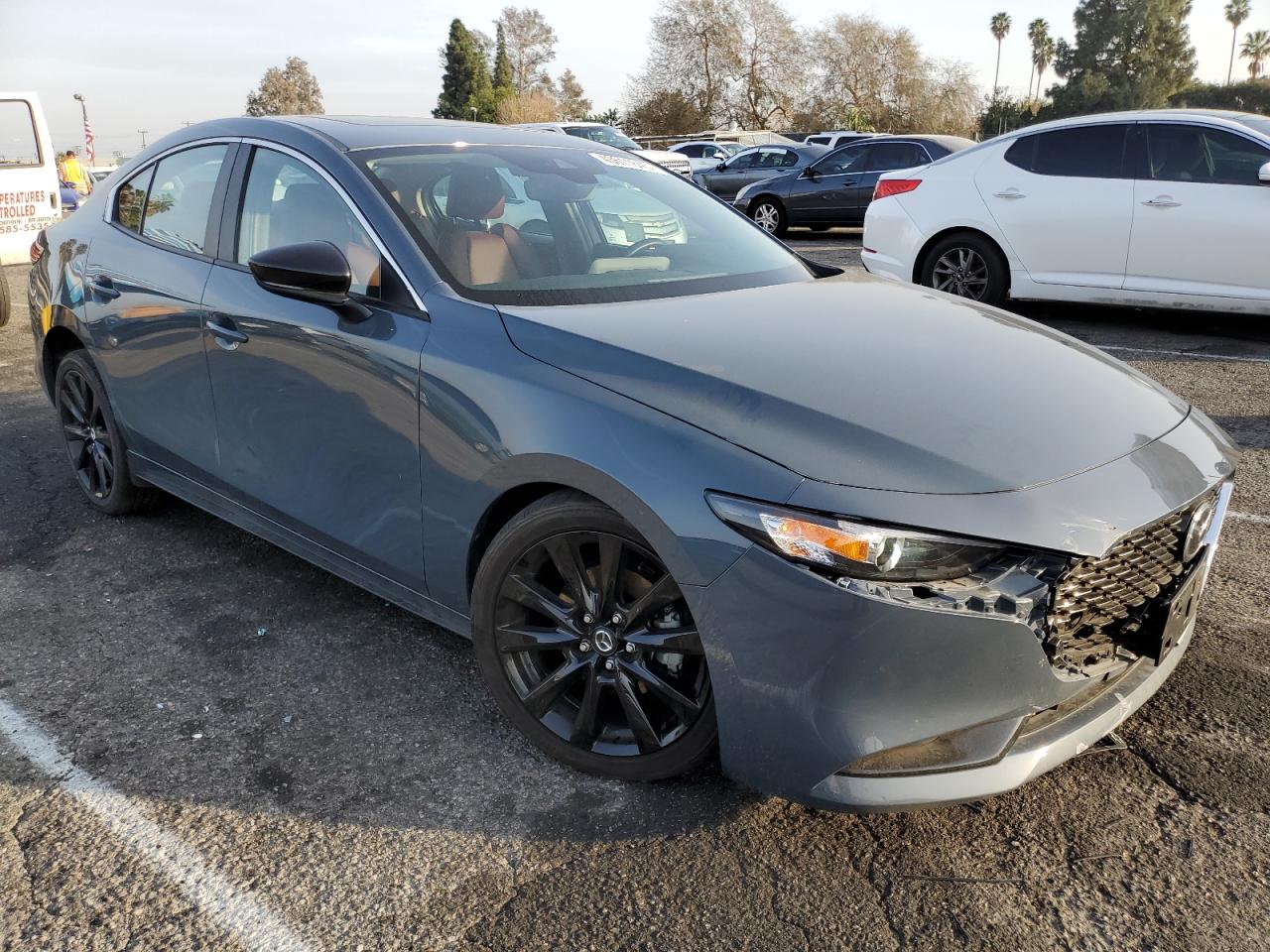 2023 Mazda 3 VIN 3MZBPBCMXPM377227 Copart auction photo, undercarriage / front end damage thumbnail 4