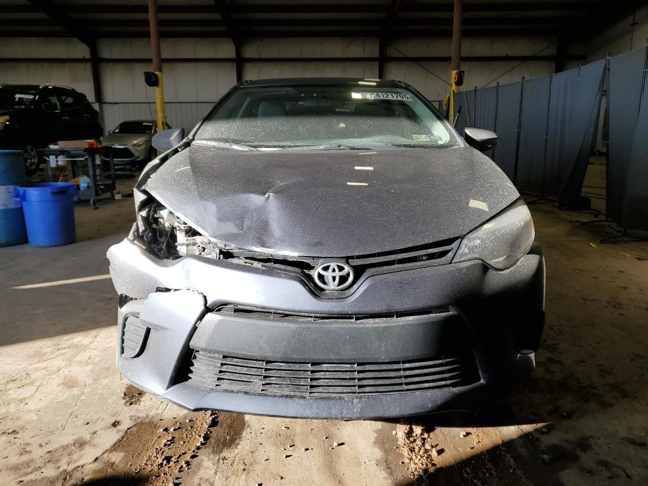 2016 Toyota Corolla VIN 2T1BURHE1GC724569 Copart auction photo, front end / side damage thumbnail 5
