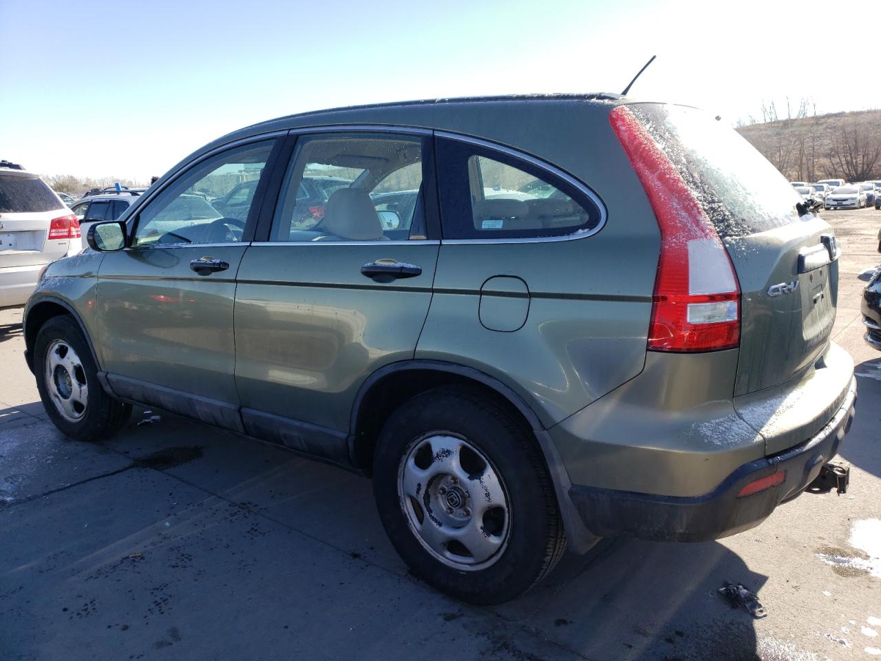 2009 Honda CR-V VIN 5J6RE38379L007736 Copart auction photo, front end / hail damage thumbnail 2