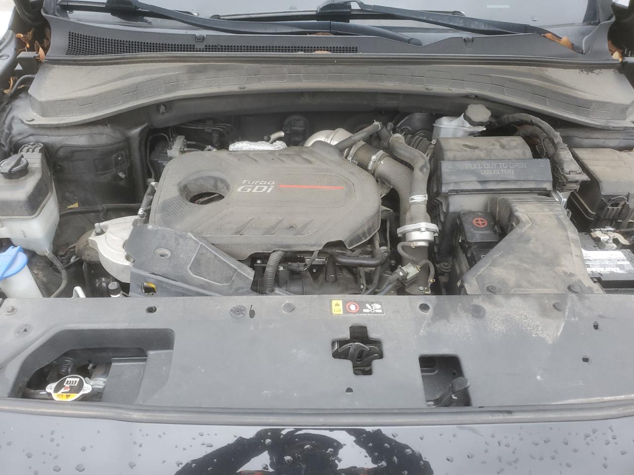 2020 Hyundai Santa Fe VIN 5NMS53AA4LH195141 Copart auction photo, rear end / front end damage thumbnail 11